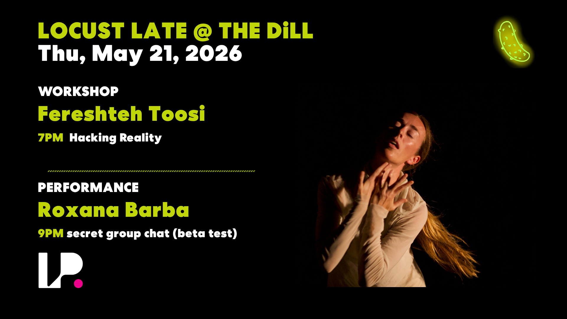 Locust Late @ The DiLL: Hacking Reality: exploring tech entanglements through play by Fereshteh Toosi