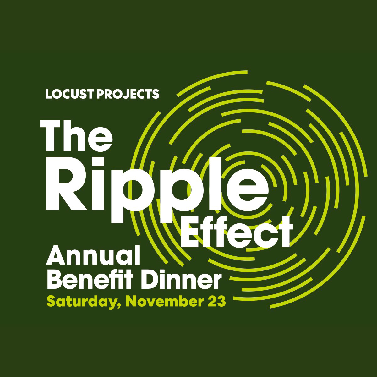 The Ripple Effect - Annual Benefit Dinner