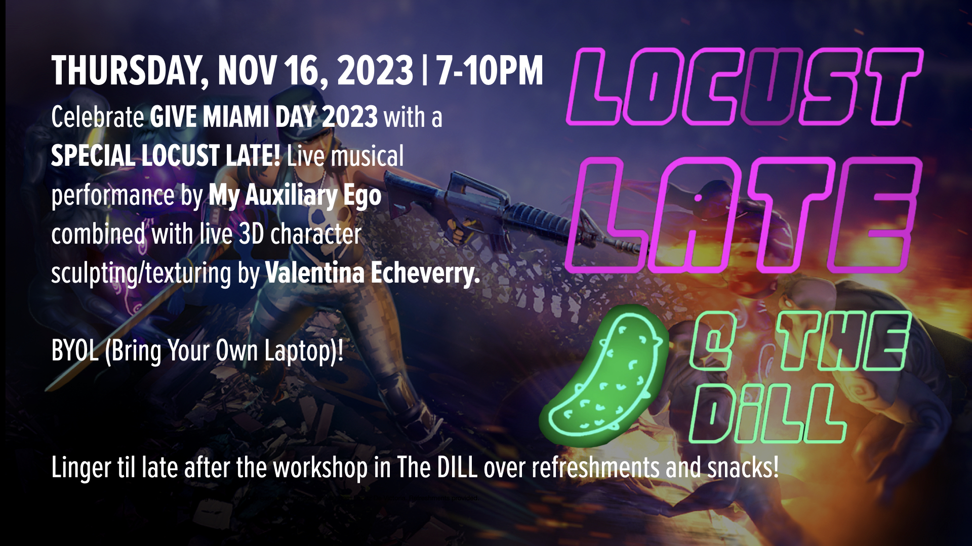 LOCUST LATE @ The DiLL: Workshop with Valentina Echeverry