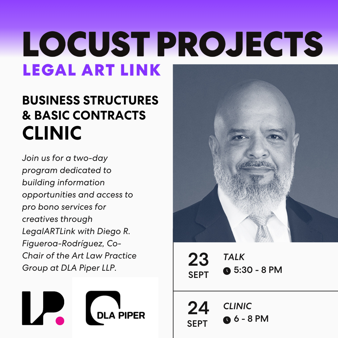 LegalARTLink Business Structures and Basic Contracts Clinic