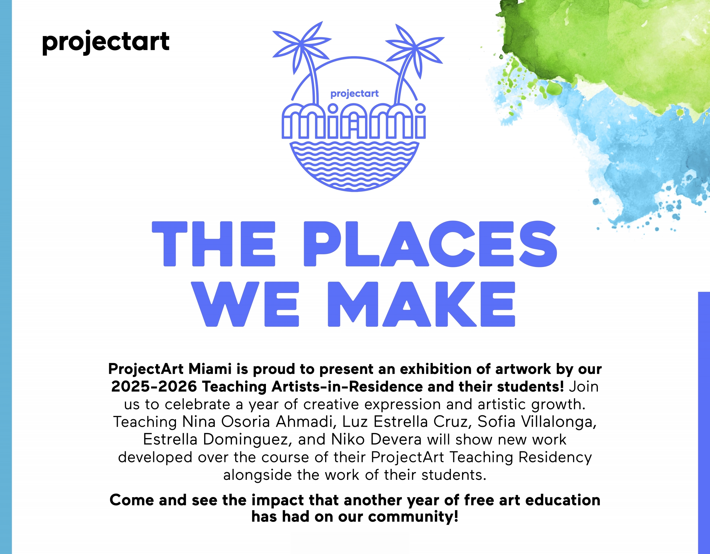 project art: The Places We Make